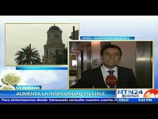 Aumenta la inseguridad en Chile: registran más de 30 mil robos en la capital