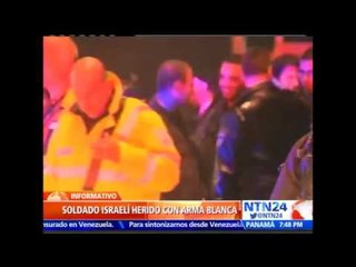 Extremistas palestinos fueron abatidos luego de apuñalar a un soldado israelí