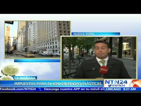 Alcalde de Nueva York propone nuevo impuesto para reducir la utilización de bolsas plásticas