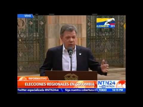 Santos llama a votar y espera que sea la última elección en medio de un conflicto armado