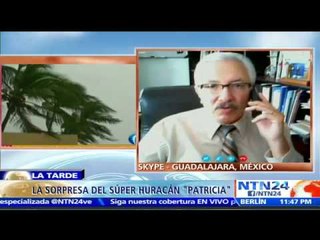 "Fluctuaciones en el ojo del huracán Patricia hicieron perder su energía", meteorólogo