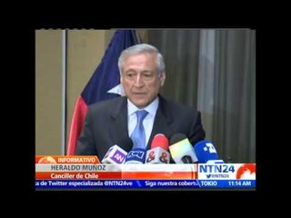 Canciller chileno dice que ataque del ELN representa una "dificultad" para el proceso de paz