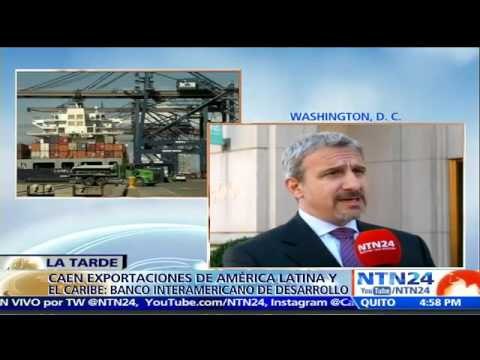 Caída de exportaciones en América Latina probablemente continuará en 2016: economista del BID