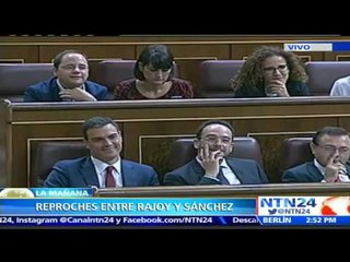 Entre insultos y reproches: Rajoy y líder opositor español se despiden de la legislatura