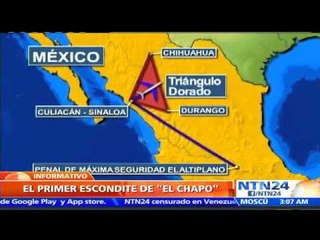 Cabaña de latas y madera: el primer escondite de 'El Chapo' Guzmán tras su cinematográfica fuga