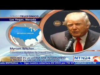 ​“Estoy enamorada de su mente y del sentido común que tiene”: colombiana seguidora de Trump