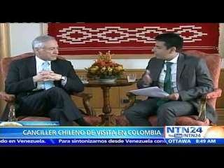 Canciller de Chile llega a Bogotá este martes para continuar respaldo en proceso de paz