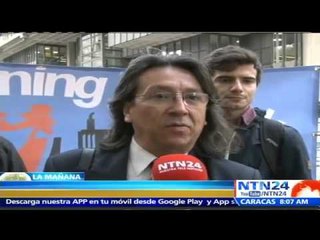 Colombianos residentes en Londres protestan contra propietaria de complejo minero de El Cerrejón