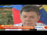 “No podemos vivir en función del capricho de las autoridades venezolanas”: Juan Manuel Santos
