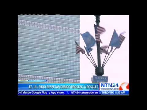 Gobierno de EE.UU. pide a Venezuela respetar el debido proceso en el caso de Manuel Rosales