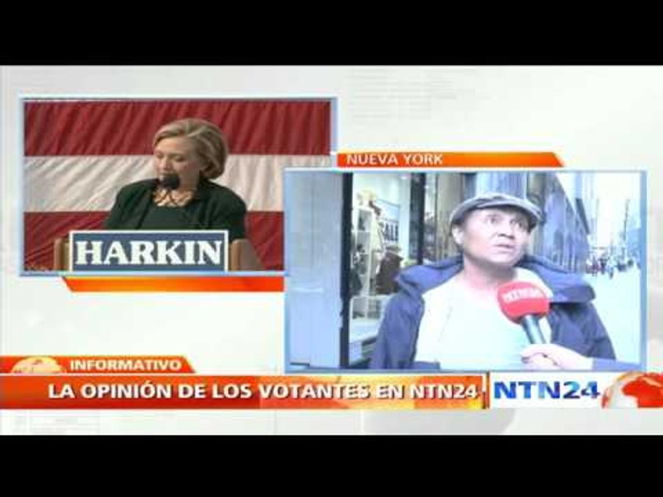 Neoyorquinos esperan que Clinton sea la candidata demócrata para las elecciones presidenciales