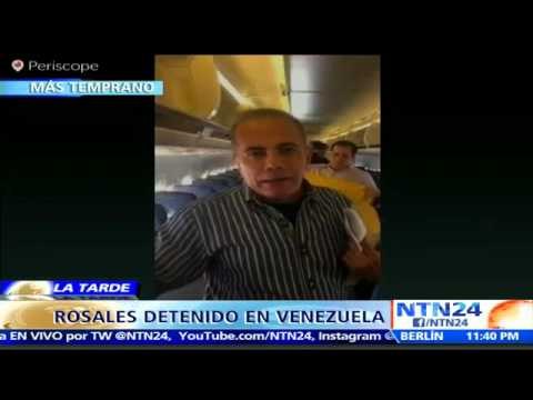 Estas fueron las últimas palabras de Manuel Rosales antes de ser detenido tras llegar a Venezuela