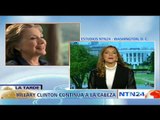 Clinton aumenta su popularidad entre los miembros del partido demócrata para las elecciones