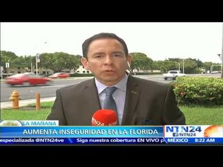 Preocupación en Florida por el aumento de asaltos a lugares comerciales y entidades bancarias