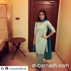 MAYA ALI dance dubsmash on latest song-Sm Vids