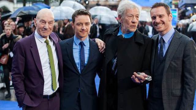 X-Men, Days of Future Past : Ian McKellen, Michael Fassbender et les autres lors de l'avant-première à Londres