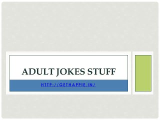 Adult Jokes Stuff