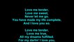 Elvis Presley – Love Me Tender Lyrics