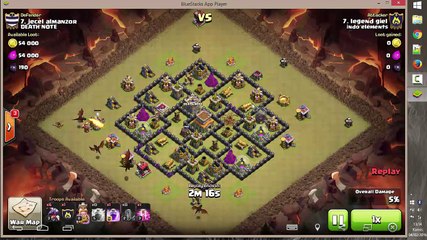 war coc indo elements vs death note part 3