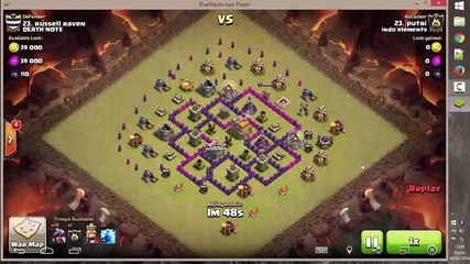 war coc indo elements vs death note part 5