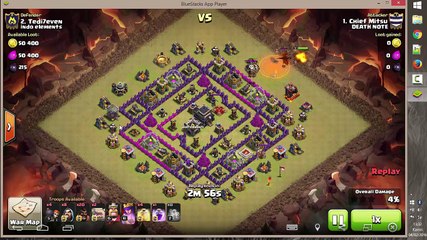 war coc indo elements vs death note part 7