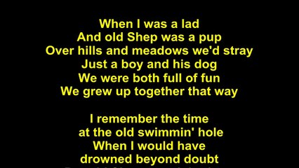 Elvis Presley – Old Shep Lyrics