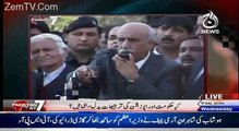 O My GOD Khursheed Shah Bashing Very Badly On Govt..