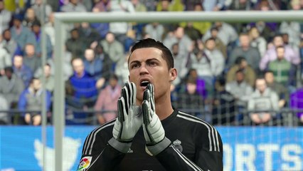 FIFA 16 - Cristiano Ronaldo As a Goalkeeper in Real Madrid __ Funny Parody _