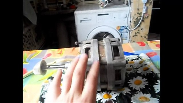 Самодельный наждачок из двигателя от стиральной машинки