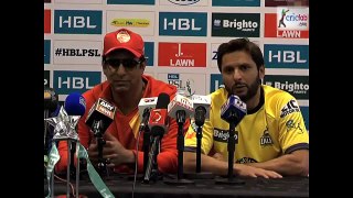 PSL Press Conference and Trophy Unveiling of The Shooting Star at Dubai Cricket Stadium