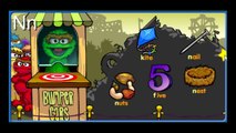 Sesame Street Bumper Cars Cartoon Animation PBS Kids Game Play Walkthrough