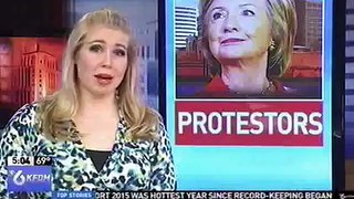 Only six people show up to see off Hillary Clinton in Texas and she blows them off