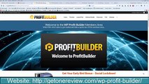 Wp Profit Builder Reviews - Video Review Use WP Profit Builder | MMO