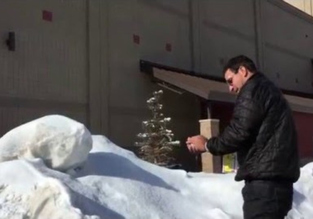 Check Out This Snowball-Throwing Pro in Action