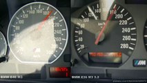 BMW E46 M3 vs BMW E36 M3 - Acceleration Test Hızlanma Karşılaştırması