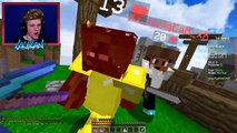 THE LAG IS REAL.. | SkyWars Funny Moments w/Woofless | (Minecraft SkyWars Minigame Montage