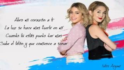Vilu y Ludmi Mas que Dos Letra Violetta 3