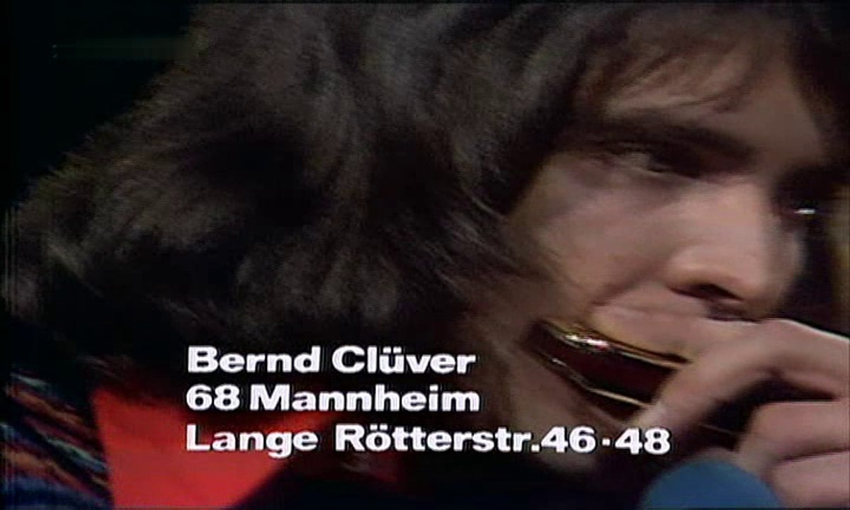 Bernd clüver - der junge mit der mundharmonika 1973