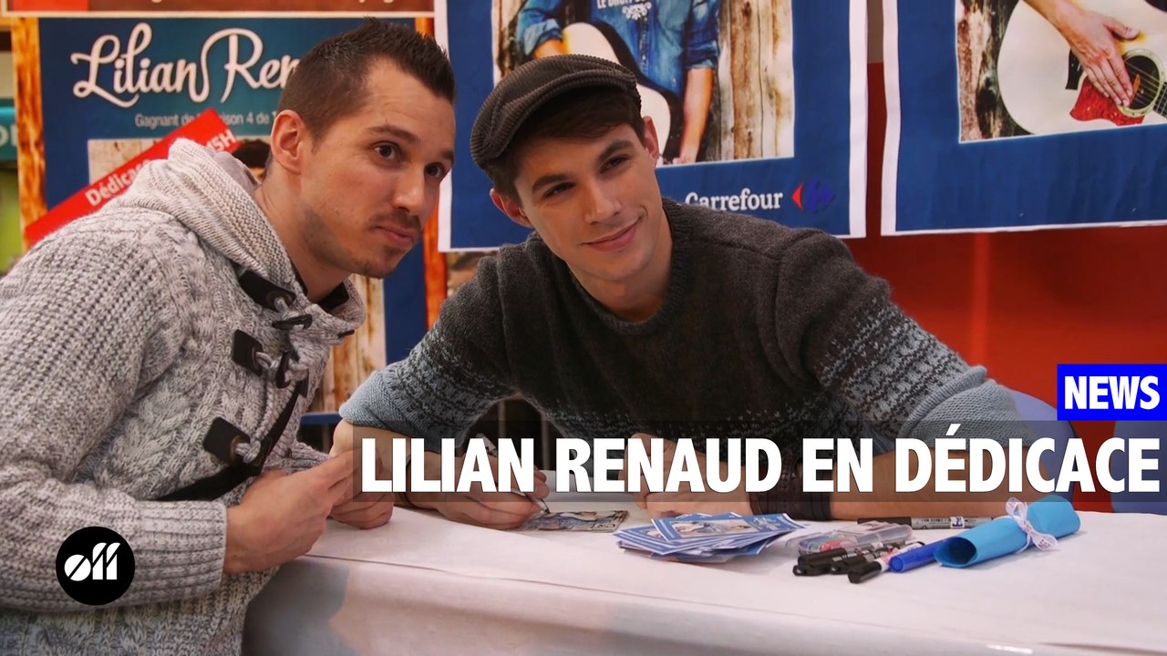 Lilian Renaud en séance-dédicace à Besançon