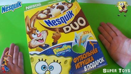 Nesquik шоколадные шарики с сюрпризом игрушкой Губка Боб Квадратные штаны