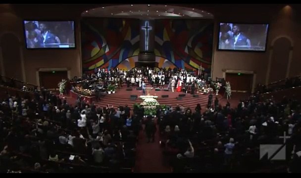 Donald Lawrence Sings The Blood at Pastor Andrae Crouch Homegoing Celebration