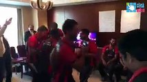 Chris Gayle Dance on Lahore Qalandars Anthem Song - PSL T20 2016