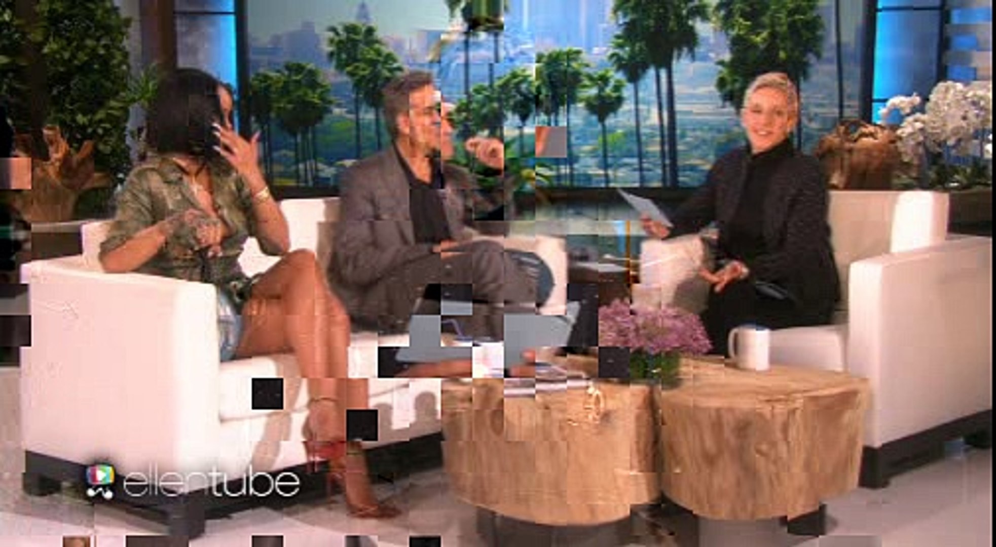 Rihanna And George Clooney Play The BEST Game Of “Never Have I Ever” On  Ellen - video Dailymotion