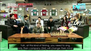 [ENG SUB] 150219 Bachelor Party - Kangin, Eunhyuk and N's Morning Call