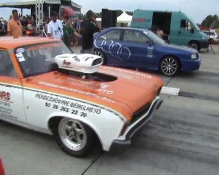 Chevy Nova SS Vs. Audi S2 Coupe Drag Race