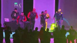 Great Dance of Chris Gayle  With Dwayne Bravo on Stage in PSL