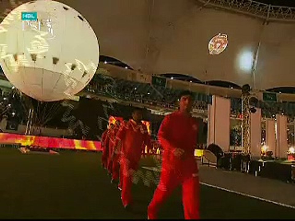PSL Team Islamabad United Arive in Stadium In opening Cermony