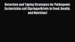 Detection and Typing Strategies for Pathogenic Escherichia coli (SpringerBriefs in Food Health