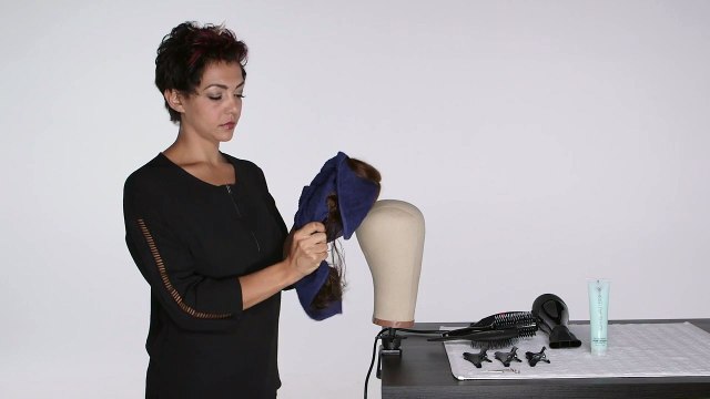 How to Blow Dry Human Hair Wigs for Diffused Curls