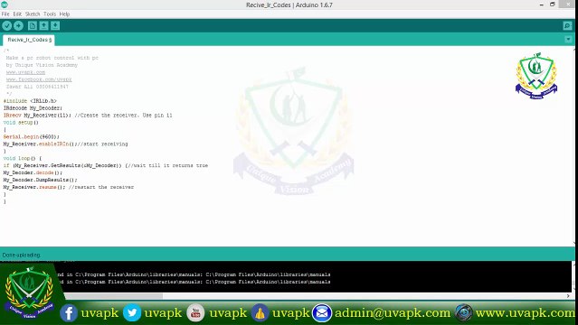 Lecture 12 Arduino Programming How to decode ir remote control find hex code in hindi urdu